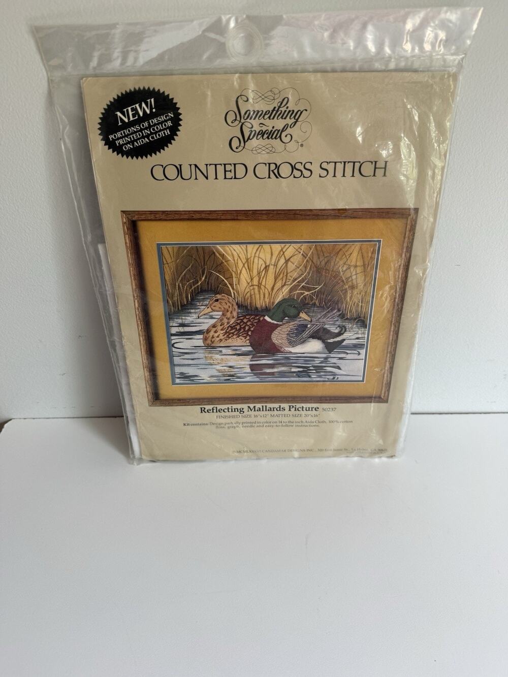 Something Special REFLECTING MALLARDS PICTURE Counted Cross Stitch Kit #50237